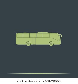 Coach bus icon.