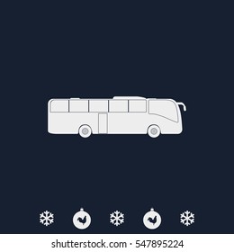 Coach bus icon.