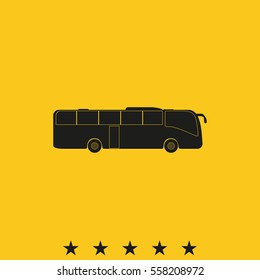 Coach bus icon.