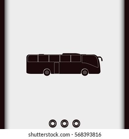 Coach bus icon.