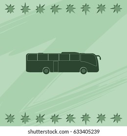 Coach bus icon.