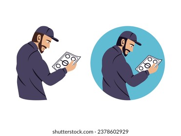 Coach Character Design Illustration vector eps format , suitable for your design needs, logo, illustration, animation, etc.