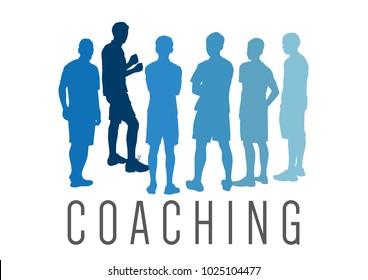 Coach coaching sport