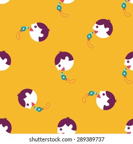 coach flat icon,esp10 seamless pattern background