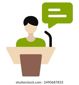Coach icon for web, app, infographic, etc