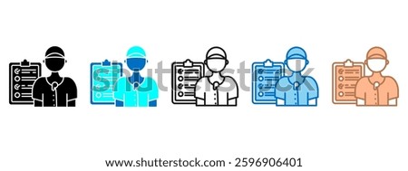 Coach Simple Icon Vector Illustration Concept