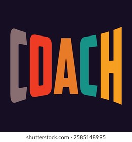 Coach sports typography design on plain white transparent isolated background for card, shirt, hoodie, sweatshirt, apparel, card, tag, mug, icon, poster or badge, my heart is on that field