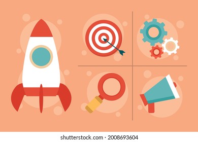Coaching- und Business-Icon-Set