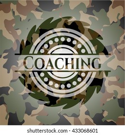 Emblema de entrenamiento camuflado