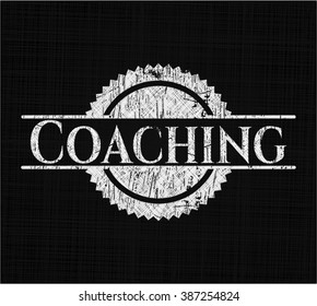 Coaching chalk emblem
