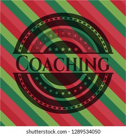 Coaching christmas badge.