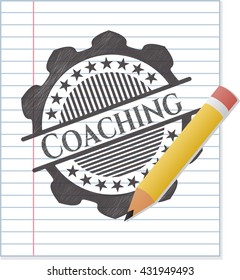 Coaching extraído en lápiz