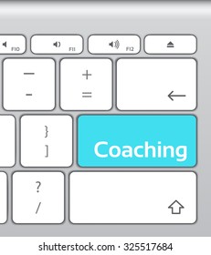 Coaching Enter Button Keyboard