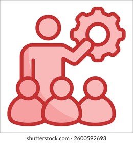 Coaching Icon Element For Design