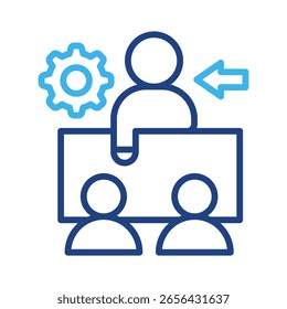Coaching-Icon-Element für Design