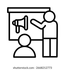 Elemento de ícone de coaching para design