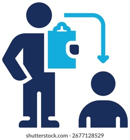 Coaching-Icon-Element für Design