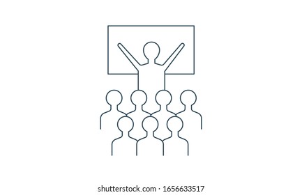 Coaching icon for guidance and personal development