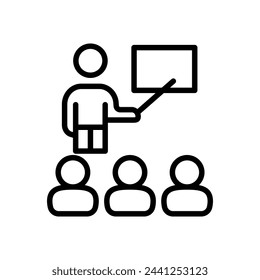 Coaching  icon in vector. Logotype
