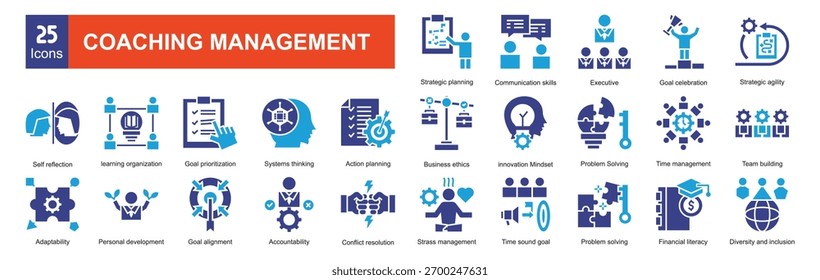 Icono de Coaching Management establece la colección
