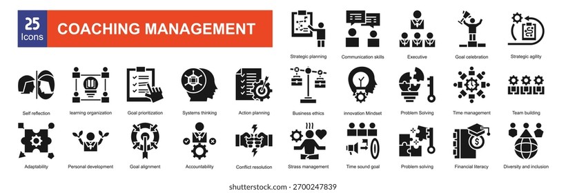  Icono de Coaching Management establece la colección
