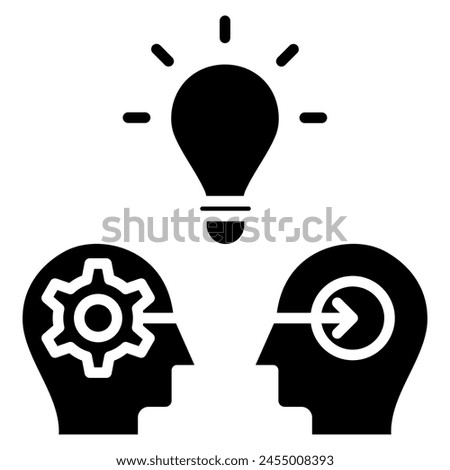 Coaching and Mentoring icon line vector illustration