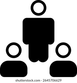 Coaching Design de ícone preto moderno