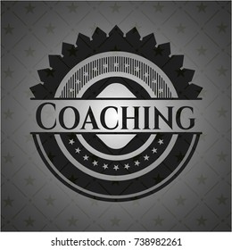 Coaching retro style black emblem