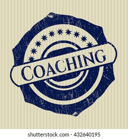 Coaching rubber grunge texture seal