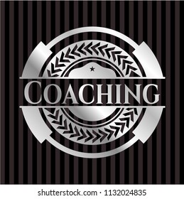 Coaching silvery emblem
