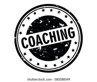  Coaching stamp.Sign.Seal. Logo design
