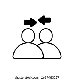 Ícone de vetor de coaching Ícone de vetor ilustração de stock