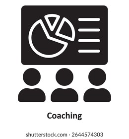Coaching Vetor Ícone que pode facilmente modificar ou editar
