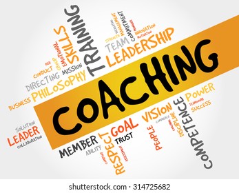 Coaching Word Cloud Business Concept Stock Vector (Royalty Free ...