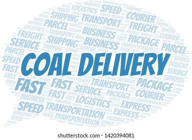 Coal Delivery word cloud. Wordcloud made with text only.