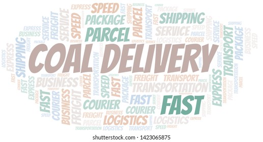 Coal Delivery word cloud. Wordcloud made with text only.