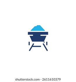 coal energy colored icon vector design good for web or mobile app