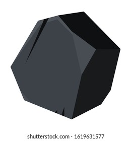 Coal of energy vector icon.Cartoon vector icon isolated on white background coal of energy.
