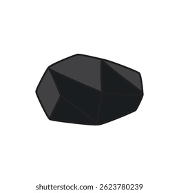 Ícone do carvão. Imagem de clipart isolada no plano de fundo branco