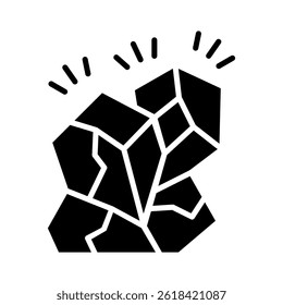 Coal Icon Element For Design