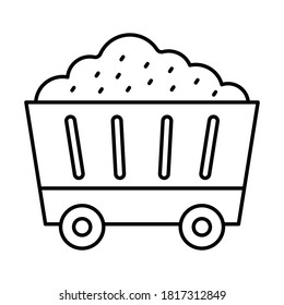 
Coal  Line Style vector icon which can easily modify or edit
