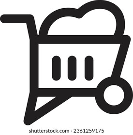 Coal Mine Tools Outline Icon