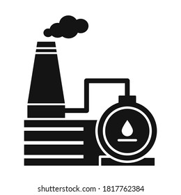 

planta de carbón Glifo Estilo icono vector que puede modificar o editar fácilmente
