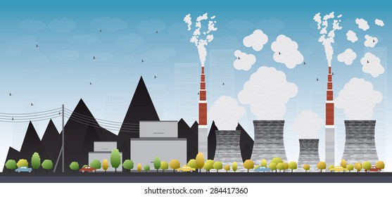 8,098 Coal power plant vector Images, Stock Photos & Vectors | Shutterstock