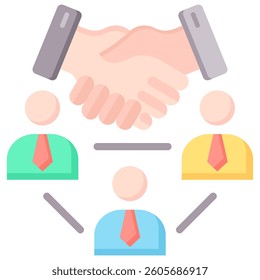 Coalition Icon Element For Design