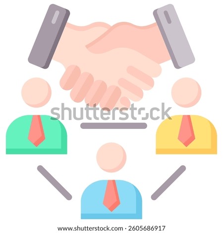 Coalition Icon Element For Design