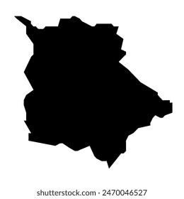 Coamo map, administrative division of Puerto Rico. Vector illustration.
