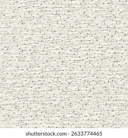 Coarse gray fabric made of knotted fibers. Cleaning cloth texture. Rough textile background. Abstract seamless. Vector artwork.