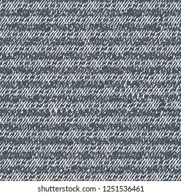Coarse jute carpet with parallel stips. Worn sackcloth in white and blue. Rough texture. Vector illustration.