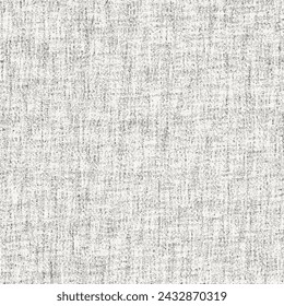 Coarse linen texture. Rough flax or cotton cloth from the countryside. Grunge fabric background. Abstract vector seamless.